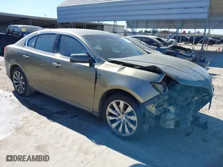 2013 Lincoln MKS with VIN 1LNHL9DK6DG606440, listed as a IAAI auction lot 41378327 with 190,192 mi miles. Bid and sale history available at carsss.com. Image 1.