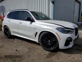 2021 BMW X5 M50i with VIN 5UXJU4C05M9E57370, listed as a Copart auction lot 50819455 with 88,583 mi miles and Clean Title. Bid and sale history available at carsss.com. Image 4.