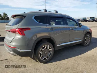 2021 Hyundai Santa Fe Limited with VIN 5NMS4DAL9MH345658, listed as a Copart auction lot 50829445 with 38,743 mi miles and Salvage Title. Bid and sale history available at carsss.com. Image 3.