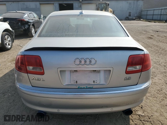 2005 Audi A8 4.2L z VIN WAULL44E55N010807, wystawiony jako Copart lot #70617494 z przebiegiem Nie podano mil oraz Czysty tytuł • Clean title. Historia ofert i sprzedaży dostępna na DreamBid. Obrazek 6.