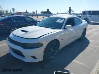2022 Dodge Charger Scat Pack Widebody with VIN 2C3CDXGJ1NH225012, listed as a IAAI auction lot 40414874 with 42,770 mi miles. Bid and sale history available at carsss.com. Image 16.