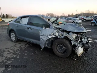 2021 Toyota Corolla L with VIN JTDDPMAE6MJ161855, listed as a Copart auction lot 84372534 with 39,286 mi miles and Salvage Title. Bid and sale history available at DreamBid. Image 4.