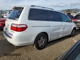 2005 Honda Odyssey EX-L with VIN 5FNRL38695B406179, listed as a Copart auction lot 47470555 with 133,448 mi miles and Salvage Title. Bid and sale history available at carsss.com. Image 3.