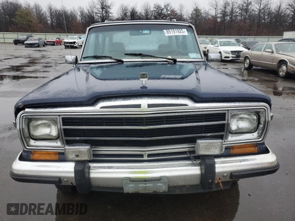 1987 Jeep Grand Wagoneer with VIN 1JCNJ15U7HT006097, listed as a Copart auction lot 89191925 with 119,168 mi miles and Salvage title. Bid and sale history available at DreamBid. Image 5.