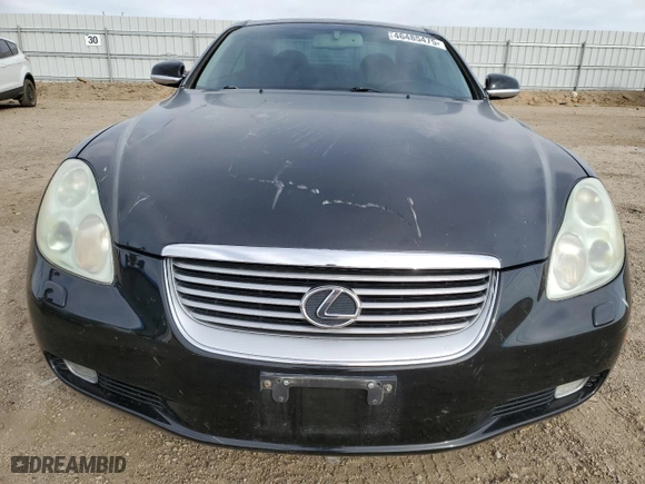 2003 Lexus SC 430 with VIN JTHFN48Y030037243, listed as a Copart auction lot 46485475 with 106,935 mi miles and Salvage Title. Bid and sale history available at carsss.com. Image 5.
