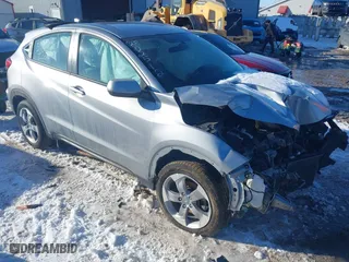 2019 Honda HR-V LX with VIN 3CZRU6H32KG726772, listed as a IAAI auction lot 41638809 with 55,844 mi miles. Bid and sale history available at carsss.com. Image 1.