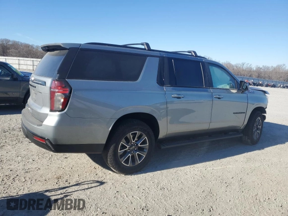 2024 Chevrolet Suburban Z71 z VIN 1GNSKDKD1RR161547, wystawiony jako Copart lot #41565545 z przebiegiem 12 607 mil mil oraz Szkoda całkowita • Salvage title. Historia ofert i sprzedaży dostępna na DreamBid. Obrazek 3.