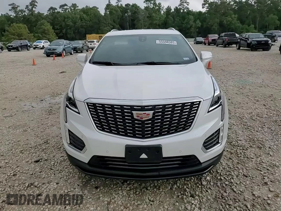 2024 Cadillac XT5 FWD Luxury with VIN 1GYKNAR4XRZ747310, listed as a Copart auction lot 55598585 with 14,371 mi miles and Salvage title. Bid and sale history available at DreamBid. Image 14.