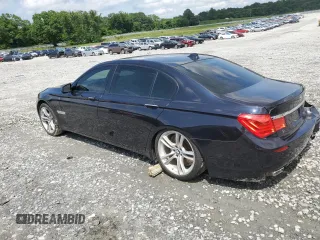2011 BMW 7 Series 750Li with VIN WBAKB8C57BCY64924, listed as a Copart auction lot 58393765 with Not provided miles and Salvage title. Bid and sale history available at DreamBid. Image 2.