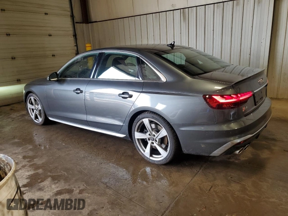 2024 Audi S4 Premium Plus with VIN WAUB4AF41RA054778, listed as a Copart auction lot 51846855 with 5,842 mi miles and Salvage Title. Bid and sale history available at carsss.com. Image 2.