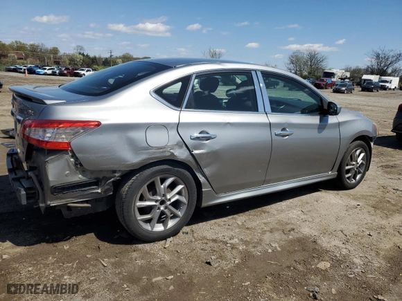2014 Nissan Sentra S with VIN 3N1AB7AP8EL646015, listed as a Copart auction lot 51787765 with 176,076 mi miles and Salvage Title. Bid and sale history available at carsss.com. Image 3.