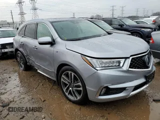 2017 Acura MDX Sport Hybrid w/Advance Pkg with VIN 5FRYD7H74HB001746, listed as a Copart auction lot 66066562 with 47,204 mi miles. Bid and sale history available at carsss.com. Image 1.