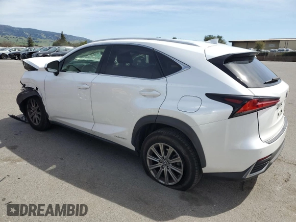 2019 Lexus NX 300h with VIN JTJBJRBZ2K2110008, listed as a Copart auction lot 50212735 with 75,509 mi miles and Salvage title. Bid and sale history available at DreamBid. Image 2.