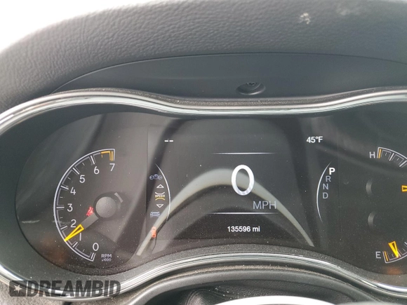 2018 Jeep Grand Cherokee Limited with VIN 1C4RJFBG6JC421979, listed as a Copart auction lot 44827525 with 135,596 mi miles and Salvage Title. Bid and sale history available at DreamBid. Image 9.