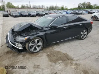 2018 Honda Accord Touring with VIN 1HGCV1F9XJA156828, listed as a Copart auction lot 55214165 with 62,910 mi miles and Clean title. Bid and sale history available at DreamBid. Image 1.