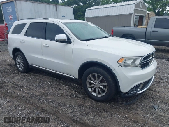2016 Dodge Durango SXT with VIN 1C4RDHAG2GC330995, listed as a IAAI auction lot 42410612 with 118,412 mi miles and . Bid and sale history available at DreamBid. Image 1.