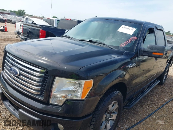 2012 Ford F-150 XL with VIN 1FTEW1CM5CFB80098, listed as a IAAI auction lot 42098438 with 216,694 mi miles. Bid and sale history available at carsss.com. Image 17.