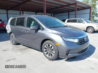 2024 Honda Odyssey EX-L with VIN 5FNRL6H65RB069145, listed as a IAAI auction lot 42120381 with 15,207 mi miles and . Bid and sale history available at DreamBid. Image 1.