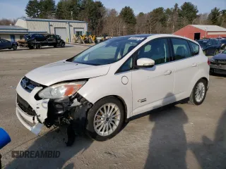 2014 Ford C-Max Energi SEL with VIN 1FADP5CU6EL502693, listed as a Copart auction lot 46850375 with 165,765 mi miles and Clean Title. Bid and sale history available at carsss.com. Image 1.