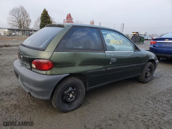 1999 Chevrolet Metro with VIN 2C1MR2268X6701369, listed as a Copart auction lot 84494354 with NaN miles and Salvage Title. Bid and sale history available at carsss.com. Image 3.