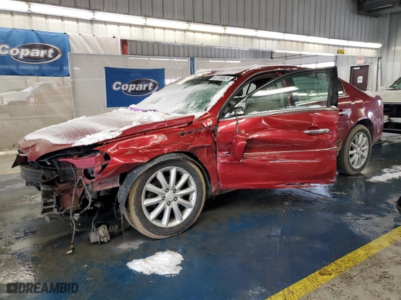 2008 Buick Lucerne CXS with VIN 1G4HE57Y08U169397, listed as a Copart auction lot 87736925 with 202,941 mi miles and Salvage Title. Bid and sale history available at carsss.com. Image 1.