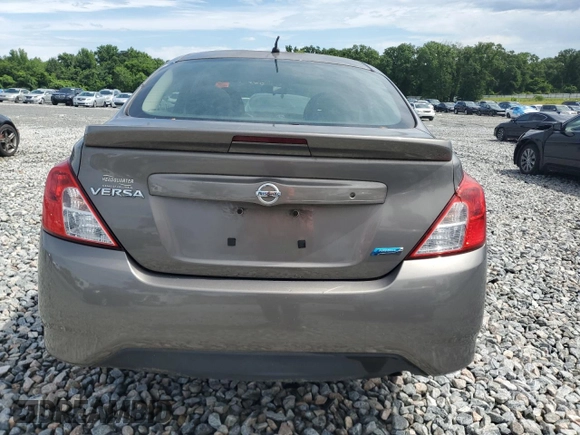 2016 Nissan Versa S Plus with VIN 3N1CN7AP3GL858114, listed as a Copart auction lot 58776255 with 92,180 mi miles and Salvage title. Bid and sale history available at DreamBid. Image 6.