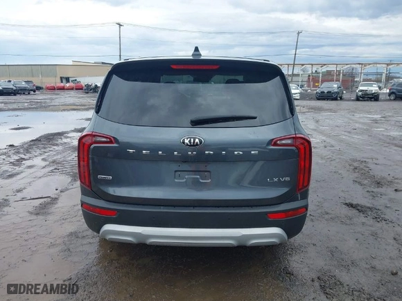 2020 Kia Telluride LX with VIN 5XYP2DHC3LG019171, listed as a IAAI auction lot 41737458 with NaN miles. Bid and sale history available at carsss.com. Image 16.