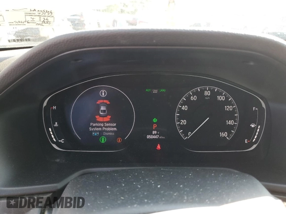 2020 Honda Accord Touring with VIN 1HGCV2F93LA005306, listed as a Copart auction lot 64922215 with 50,447 mi miles and Salvage title. Bid and sale history available at DreamBid. Image 9.