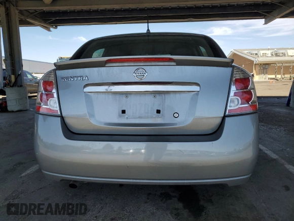 2011 Nissan Sentra S with VIN 3N1AB6AP4BL607122, listed as a Copart auction lot 59124895 with Not provided miles and Salvage title. Bid and sale history available at DreamBid. Image 6.