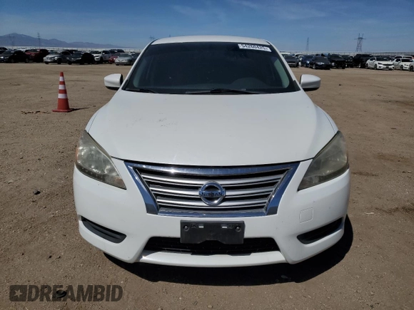 2013 Nissan Sentra S with VIN 3N1AB7AP2DL698786, listed as a Copart auction lot 54260425 with 108,433 mi miles and Salvage Title. Bid and sale history available at DreamBid. Image 5.