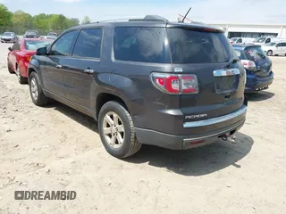 2014 GMC Acadia SLE with VIN 1GKKRPKD3EJ105743, listed as a IAAI auction lot 42014437 with 257,460 mi miles. Bid and sale history available at carsss.com. Image 3.