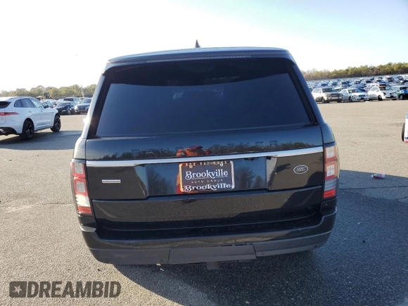 2017 Land Rover Range Rover with VIN SALGS5FE2HA322100, listed as a Copart auction lot 84340194 with 77,364 mi miles and Salvage title. Bid and sale history available at DreamBid. Image 6.