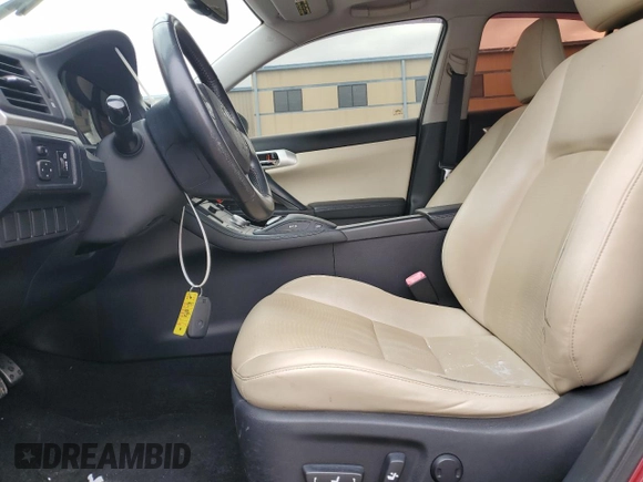 2011 Lexus CT 200h with VIN JTHKD5BH4B2039483, listed as a Copart auction lot 55633395 with Not provided miles and Clean title. Bid and sale history available at DreamBid. Image 7.