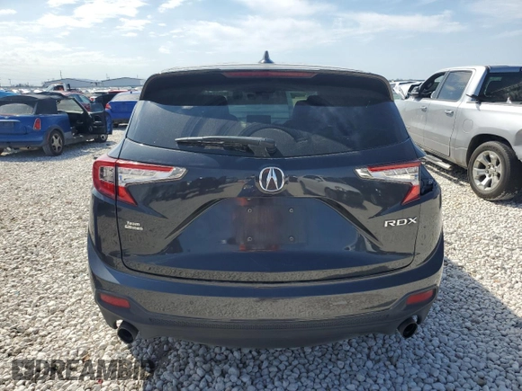 2019 Acura RDX w/Technology Pkg with VIN 5J8TC1H56KL010321, listed as a Copart auction lot 46995715 with 128,088 mi miles and Salvage Title. Bid and sale history available at carsss.com. Image 6.
