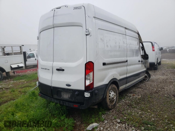 2023 Ford Transit Cargo with VIN 1FTBR2X85PKA25531, listed as a Copart auction lot 61693595 with Not provided miles and Salvage title. Bid and sale history available at DreamBid. Image 3.