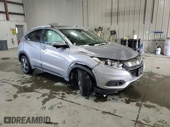 2022 Honda HR-V EX-L with VIN 3CZRU6H72NM719622, listed as a Copart auction lot 86603854 with 37,368 mi miles and Salvage Title. Bid and sale history available at carsss.com. Image 11.