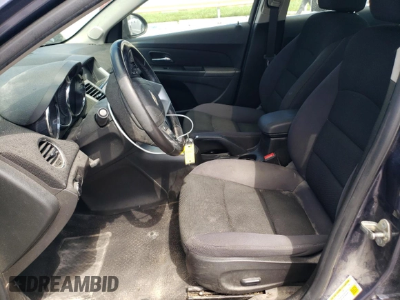 2013 Chevrolet Cruze 1LT with VIN 1G1PC5SB5D7249787, listed as a Copart auction lot 52697035 with 153,129 mi miles and Salvage Title. Bid and sale history available at carsss.com. Image 7.