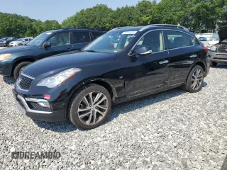 2017 Infiniti QX50 z VIN JN1BJ0RRXHM413526, wystawiony jako Copart lot #63210205 z przebiegiem 37 172 mil mil oraz Szkoda całkowita • Salvage title. Historia ofert i sprzedaży dostępna na DreamBid. Obrazek 1.