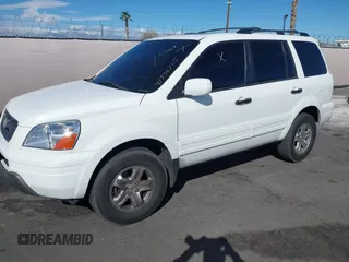 2005 Honda Pilot EX-L with RES with VIN 2HKYF18635H531493, listed as a IAAI auction lot 41756705 with 190,916 mi miles. Bid and sale history available at carsss.com. Image 2.
