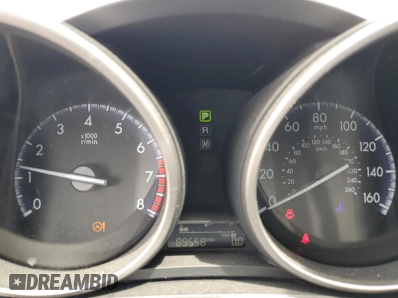 2013 Mazda 3 i SV with VIN JM1BL1TG5D1796307, listed as a Copart auction lot 54529955 with 89,558 mi miles and Salvage title. Bid and sale history available at DreamBid. Image 9.