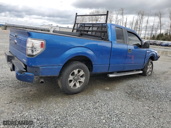 2013 Ford F-150 XL with VIN 1FTEX1CM4DFA39828, listed as a Copart auction lot 51016795 with 164,242 mi miles and Salvage Title. Bid and sale history available at carsss.com. Image 3.