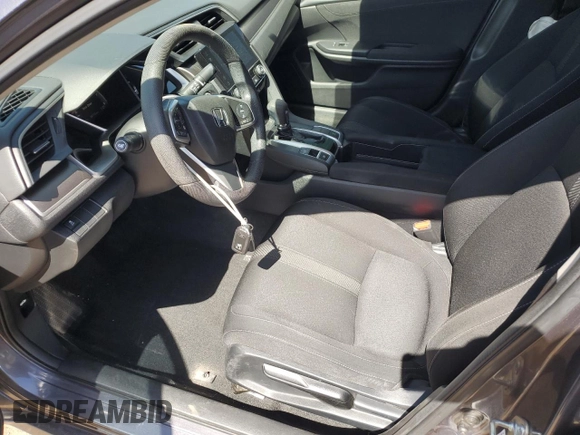 2018 Honda Civic EX with VIN 19XFC2F70JE043957, listed as a Copart auction lot 52217275 with 87,175 mi miles and Salvage Title. Bid and sale history available at DreamBid. Image 7.