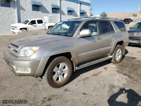 2004 Toyota 4Runner Limited with VIN JTEBU17R040040104, listed as a Copart auction lot 52652655 with 129,617 mi miles and Salvage Title. Bid and sale history available at carsss.com. Image 1.
