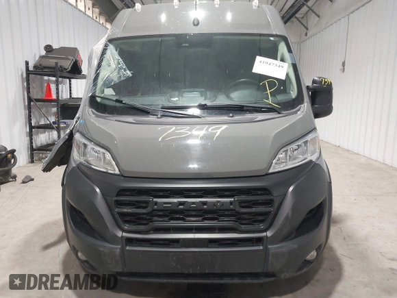 2023 Ram ProMaster Cargo with VIN 3C6LRVDG0PE502779, listed as a IAAI auction lot 41947349 with 37,569 mi miles. Bid and sale history available at carsss.com. Image 12.