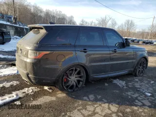 2018 Land Rover Range Rover Sport with VIN SALWR2RE9JA812122, listed as a Copart auction lot 86741334 with Not Provided miles and Salvage Title. Bid and sale history available at carsss.com. Image 3.