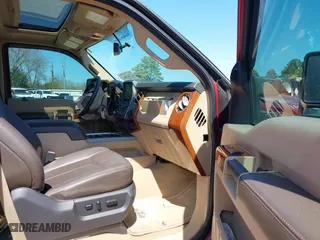 2015 Ford Super Duty F-250 SRW Lariat with VIN 1FT7W2BT5FED40059, listed as a IAAI auction lot 41762002 with 117,036 mi miles. Bid and sale history available at carsss.com. Image 5.