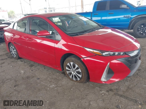 2021 Toyota Prius LE with VIN JTDKAMFP6M3189145, listed as a IAAI auction lot 42021116 with 80,722 mi miles and . Bid and sale history available at DreamBid. Image 1.