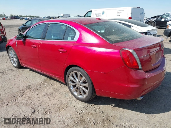 2010 Lincoln MKS w/EcoBoost with VIN 1LNHL9FT2AG615752, listed as a IAAI auction lot 41897880 with 131,061 mi miles. Bid and sale history available at carsss.com. Image 3.
