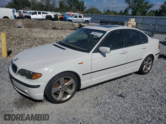 2005 BMW 3 Series 325i with VIN WBAET374X5NJ91022, listed as a Copart auction lot 56893725 with 147,184 mi miles and Clean title. Bid and sale history available at DreamBid. Image 1.