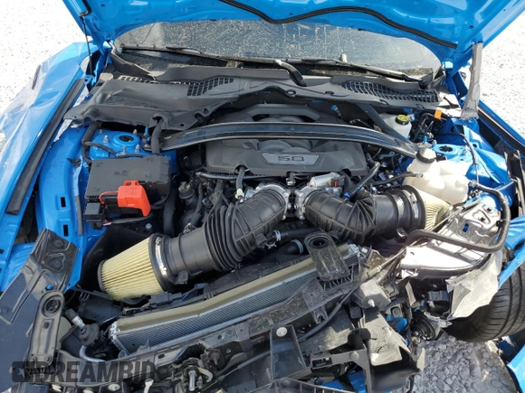 2024 Ford Mustang GT with VIN 1FA6P8CF7R5433731, listed as a Copart auction lot 45878835 with Not provided miles and Non repairable. Bid and sale history available at DreamBid. Image 11.
